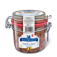 ALICI ARROTOLATE IN OLIO DI OLIVA - VASO ERMETICO DA 230 GR.